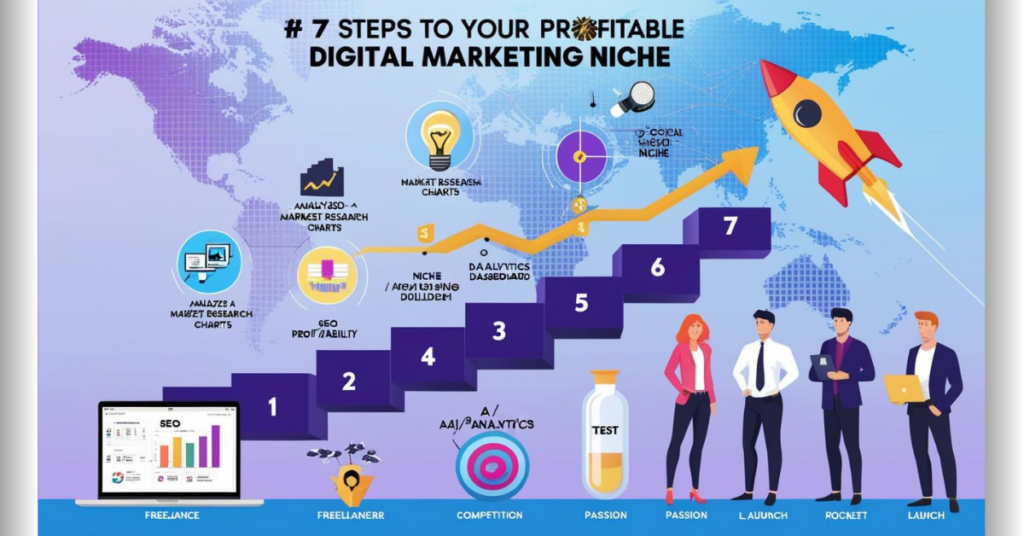 7 Steps to Finding Your Profitable Digital Marketing Niche