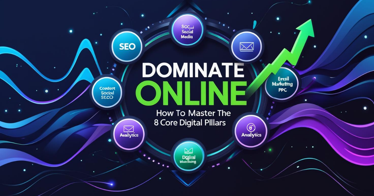 Dominate Online: How to Master the 8 Core Digital Pillars